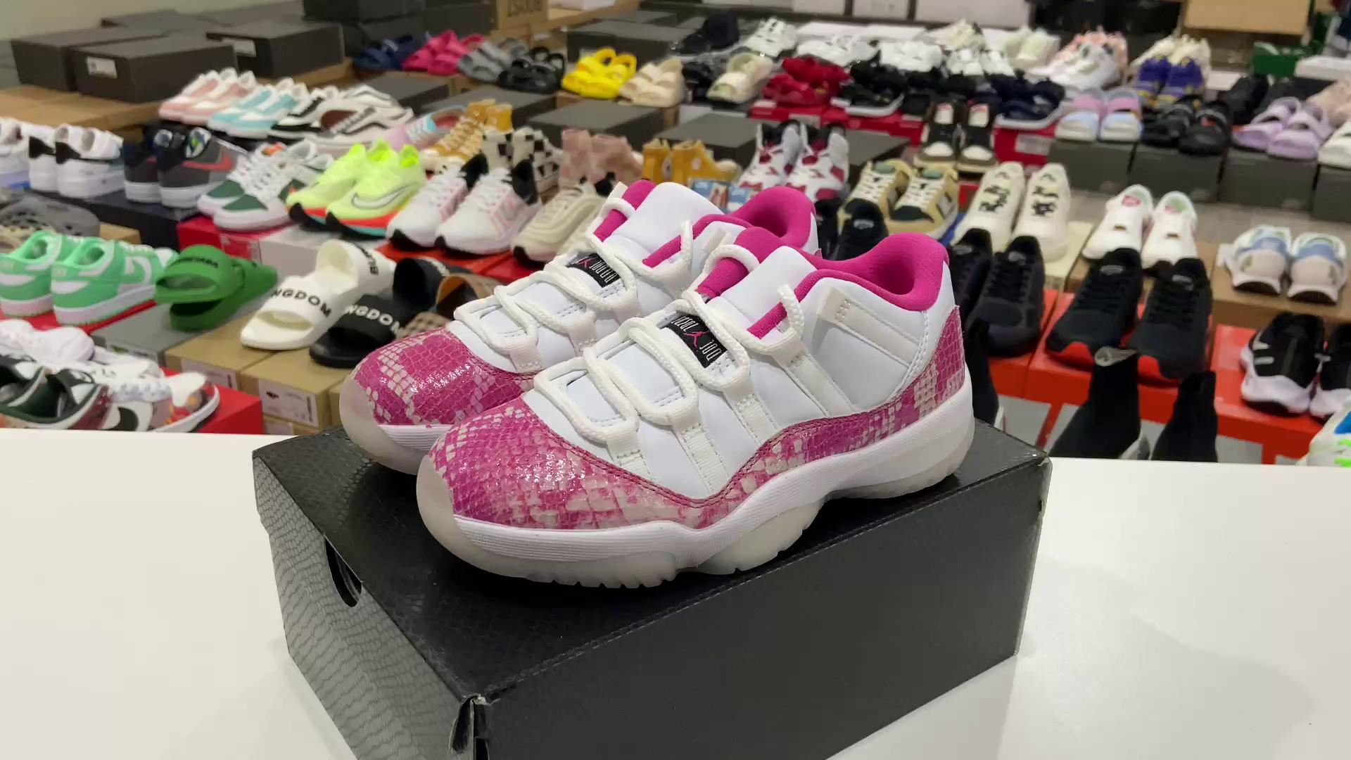 『纯原』air jordan aj11 low 粉蛇 ah7860