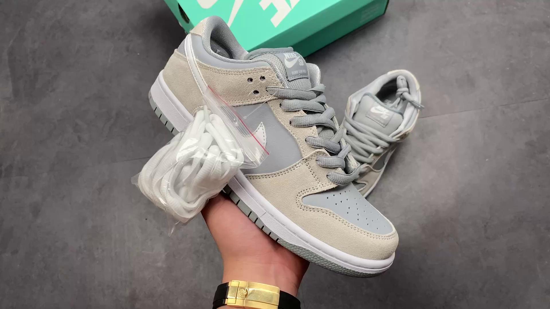 『纯原』nike sb dunk low trd" 北极狐 灰白" 货号:ar0778-110