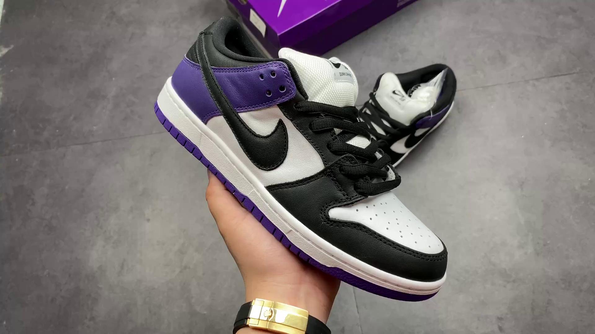 『纯原』 dunk sb 恶人紫 黑紫白 bq6817 500