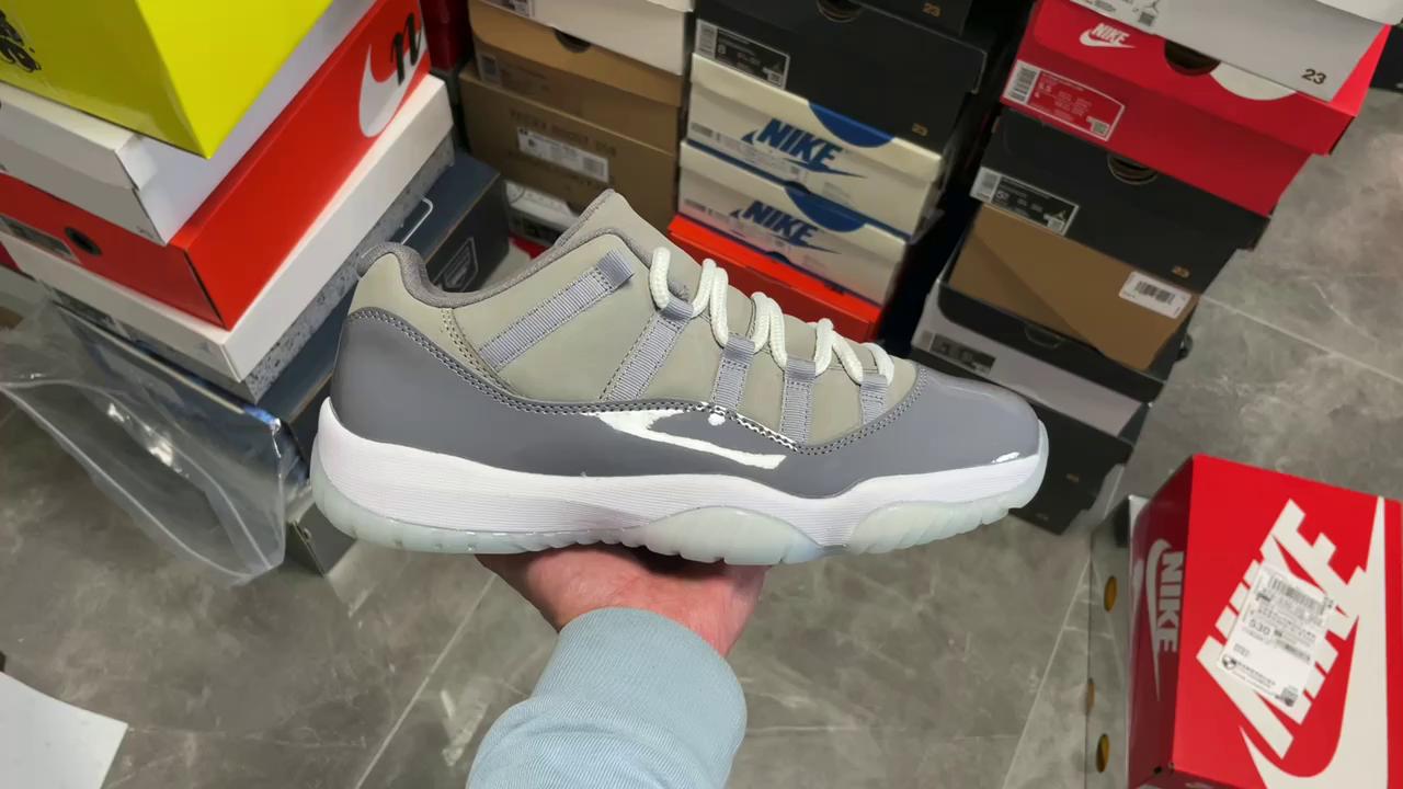 『纯原』air jordan aj11 low 酷灰低帮