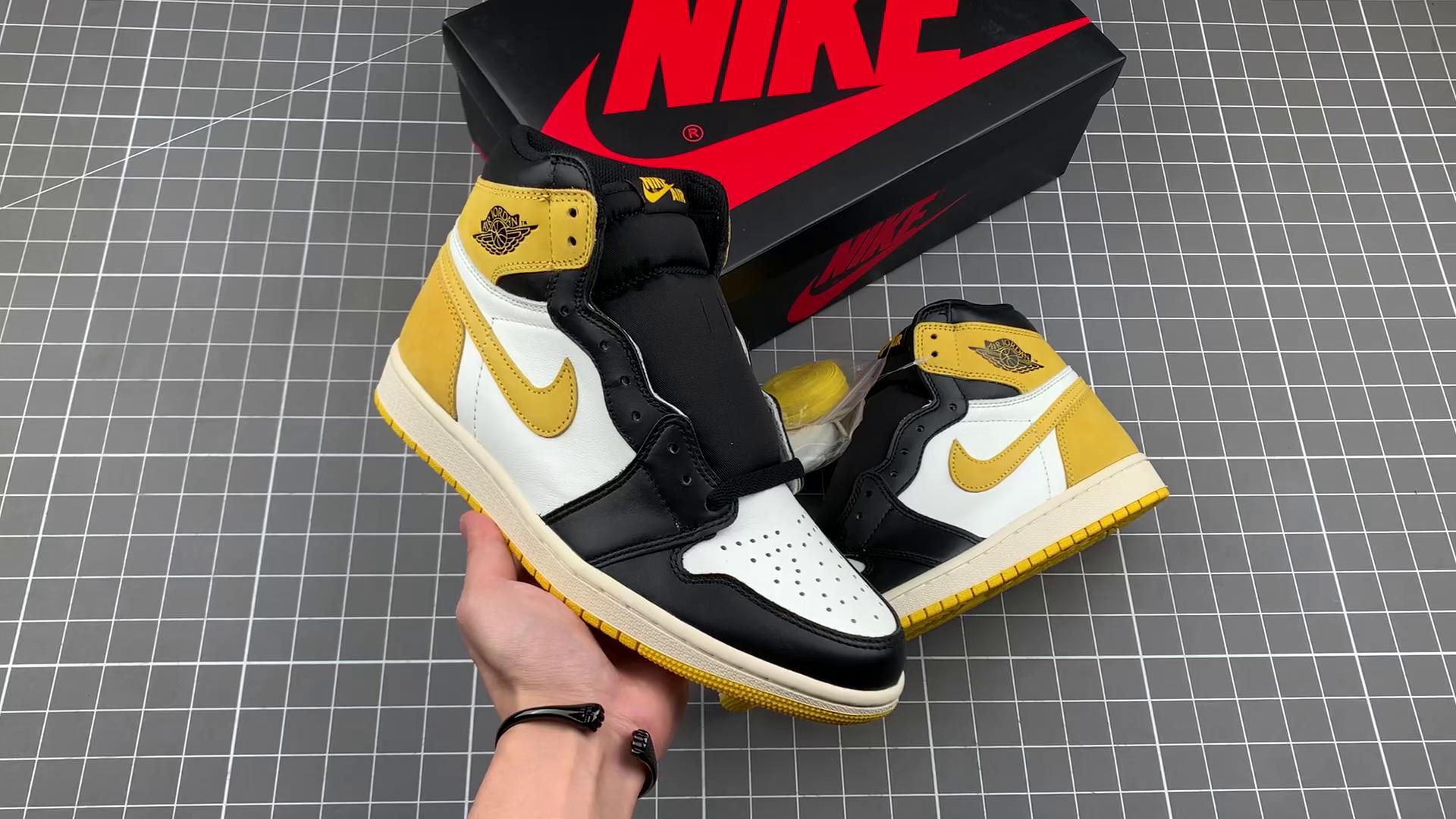 『纯原』 air jordan 1 aj1 皮卡丘 黑黄脚趾 &nbsp;852542-071