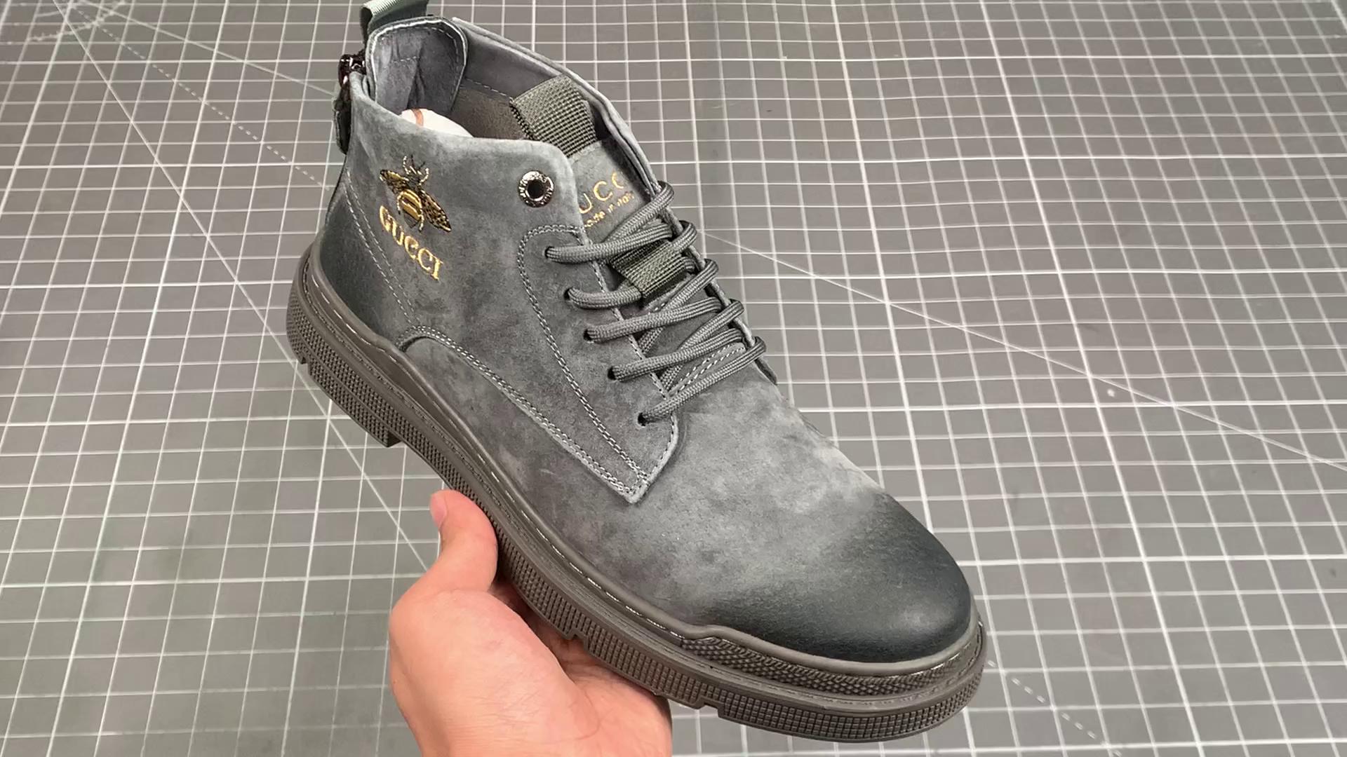 『纯原』gucci 古驰休闲马丁靴