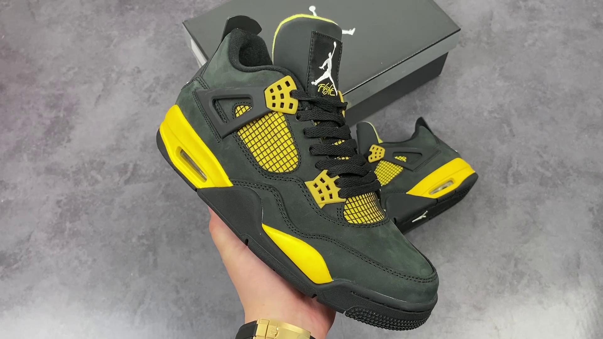 『纯原』air jordan 4 雷神 308497-008