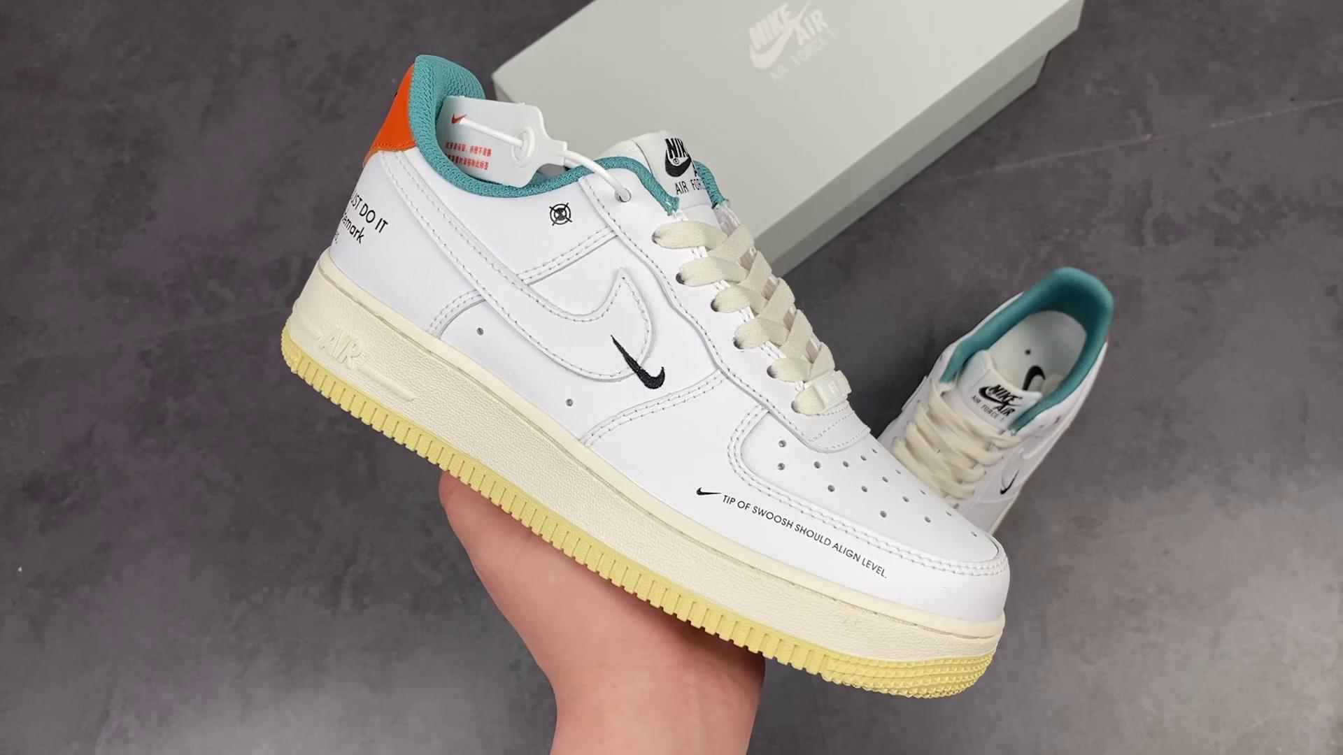 『纯原』 air force 1 空军一号 白绿橙 dm0970-111