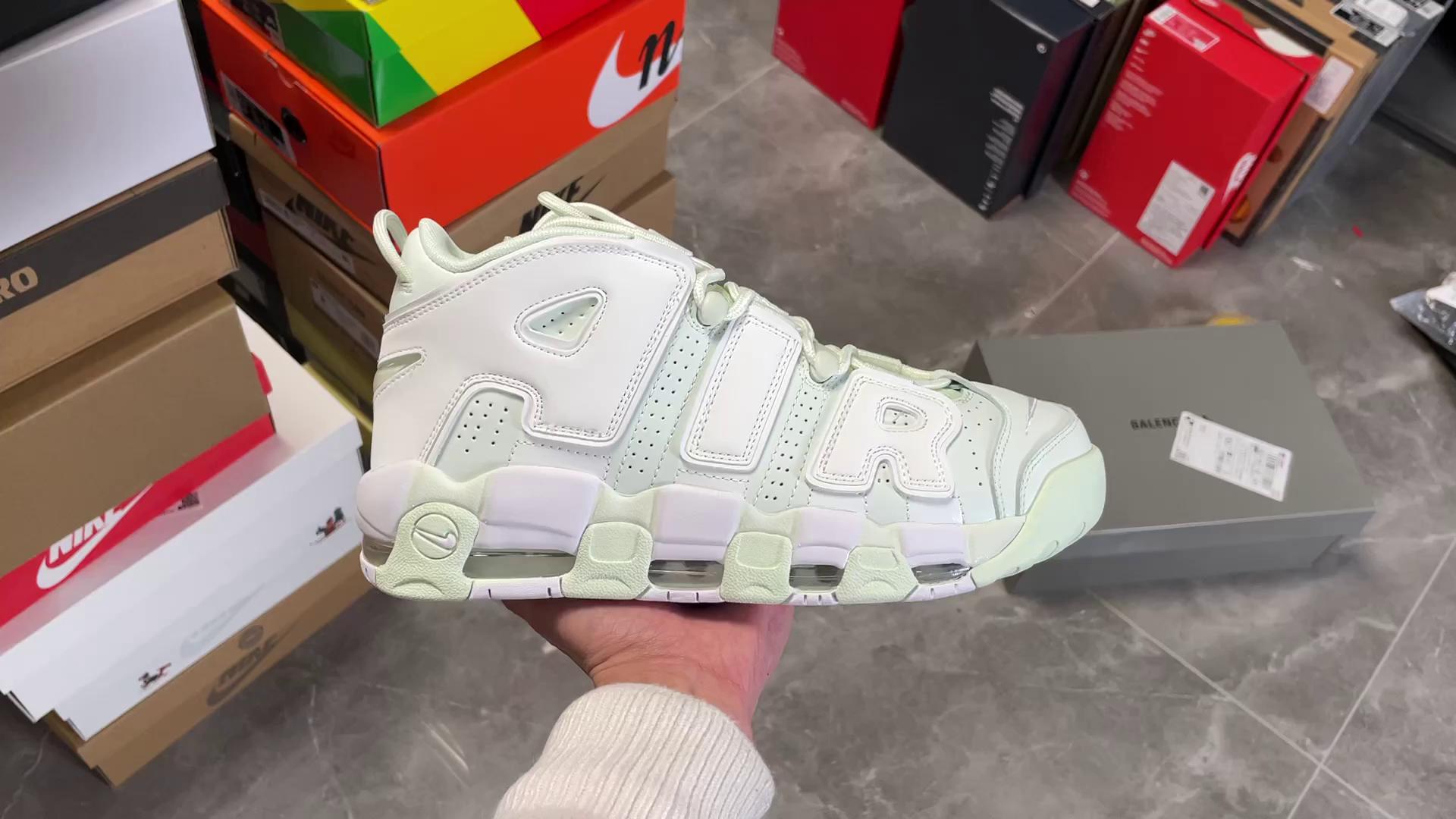 『纯原』air more uptempo 大air皮蓬 薄荷绿