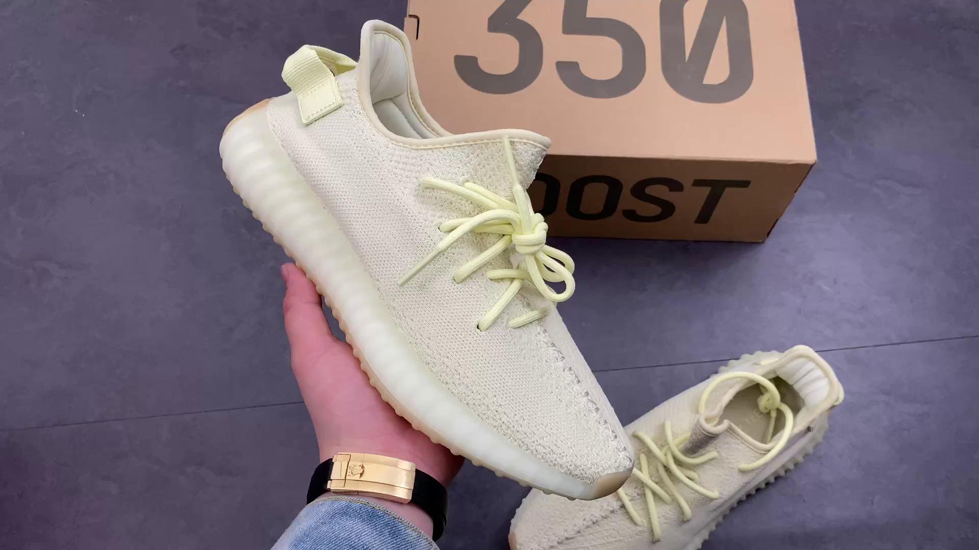 『纯原』 yezzy 350 v2 椰子350 奶油 黄 f36980