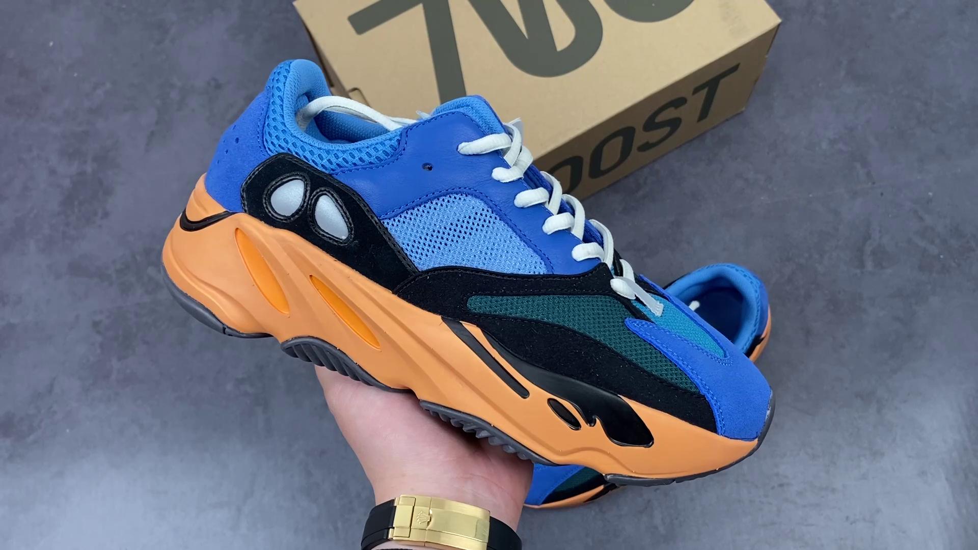 『纯原』yeezy boost 700 蓝橙色