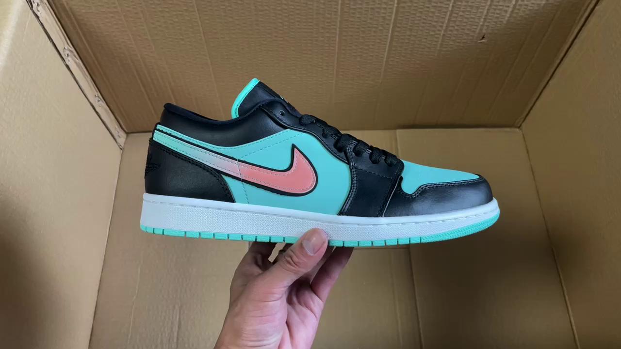 『纯原』air jordan 1 low 黑蒂芙尼 ck3022-301