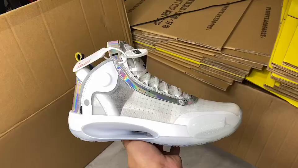 『纯原』air jordan 34 白镭射