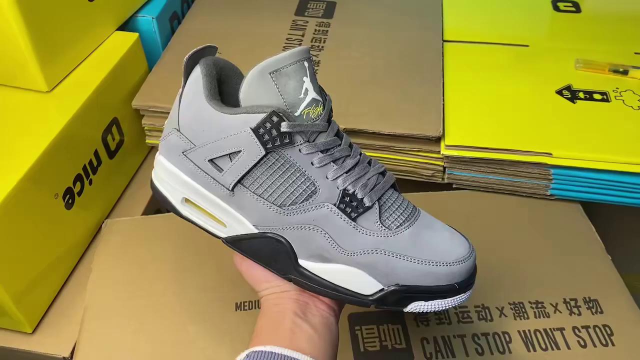 『純原』 air jordan 4 aj4 酷灰灰老鼠 貨號:308497 007