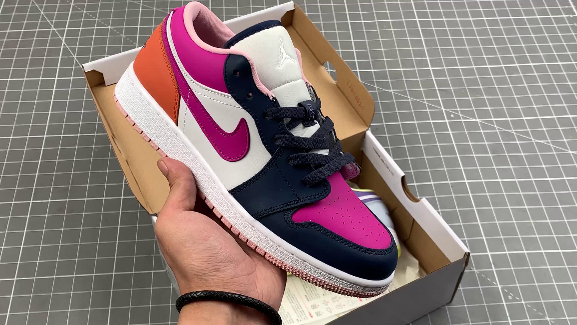 『纯原』air jordan 1 low se 粉紫鸳鸯 &nbsp;dj4342-400